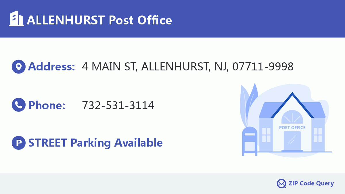 Post Office:ALLENHURST