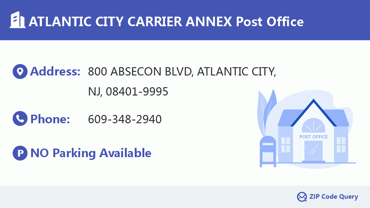 Post Office:ATLANTIC CITY CARRIER ANNEX