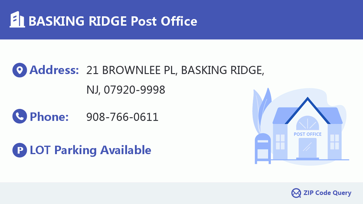 Post Office:BASKING RIDGE