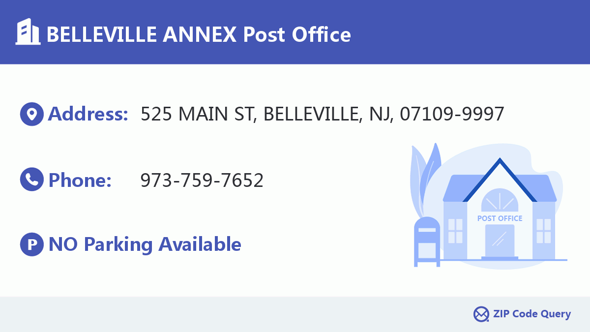 Post Office:BELLEVILLE ANNEX