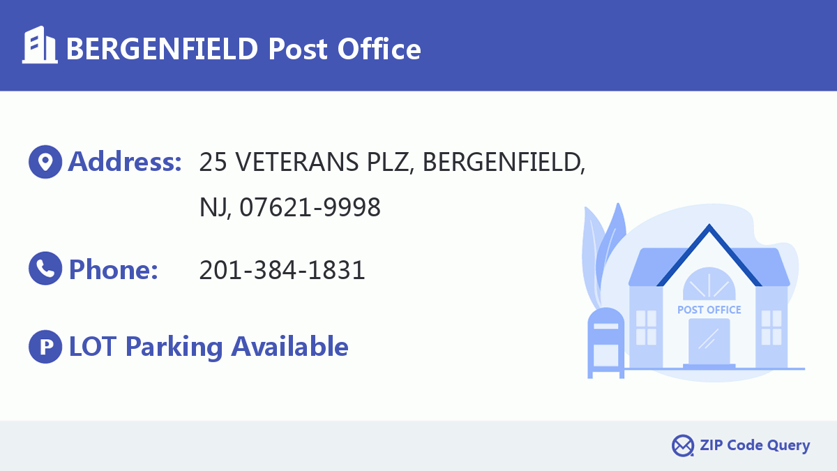 Post Office:BERGENFIELD