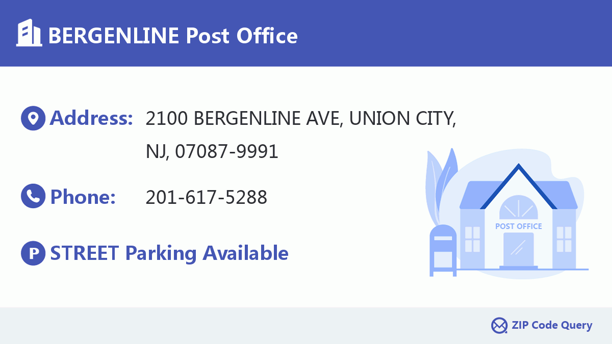 Post Office:BERGENLINE