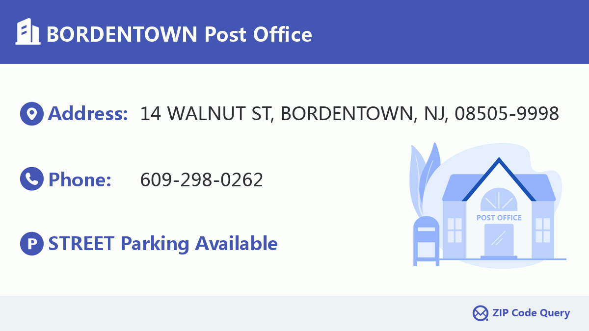 Post Office:BORDENTOWN