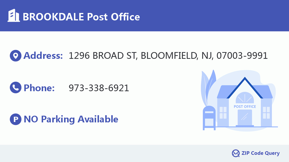 Post Office:BROOKDALE