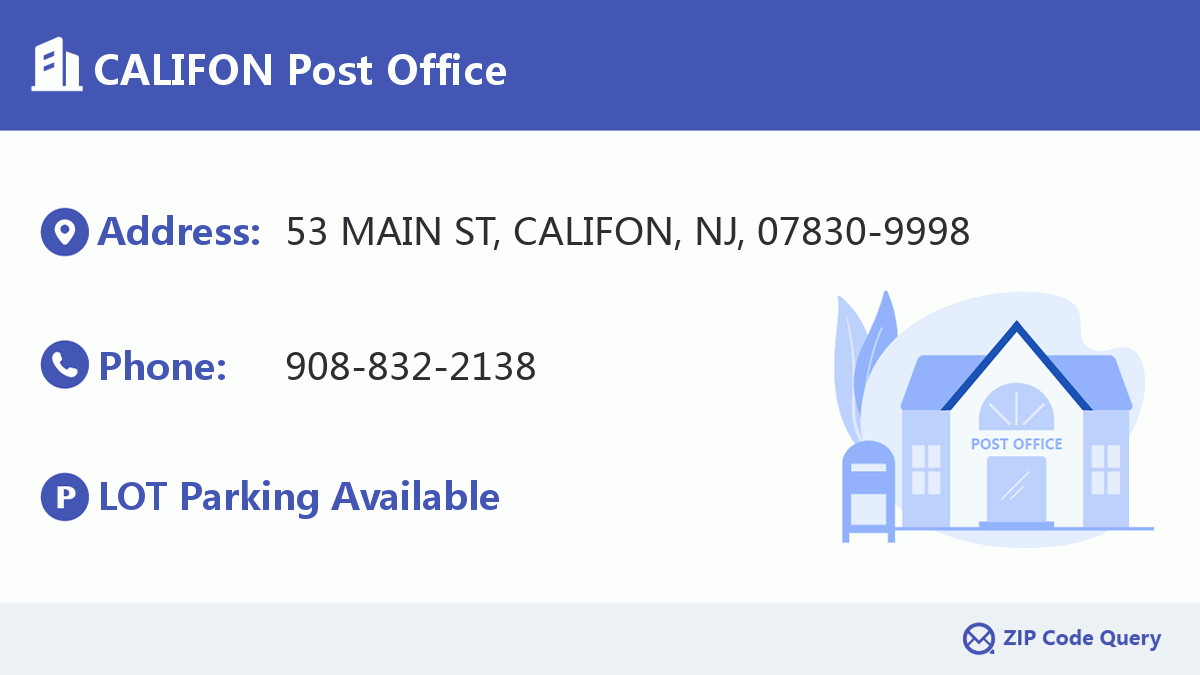 Post Office:CALIFON