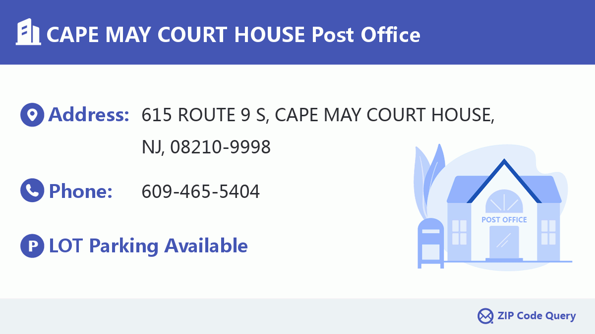 Post Office:CAPE MAY COURT HOUSE