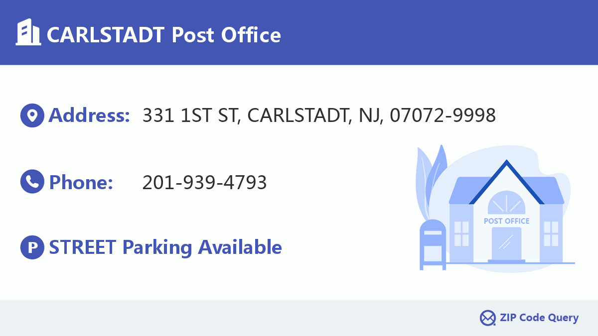 Post Office:CARLSTADT