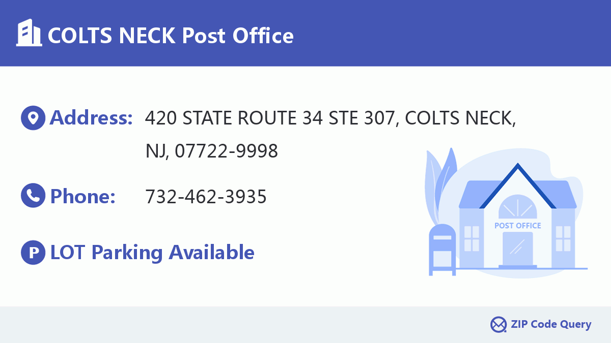 Post Office:COLTS NECK