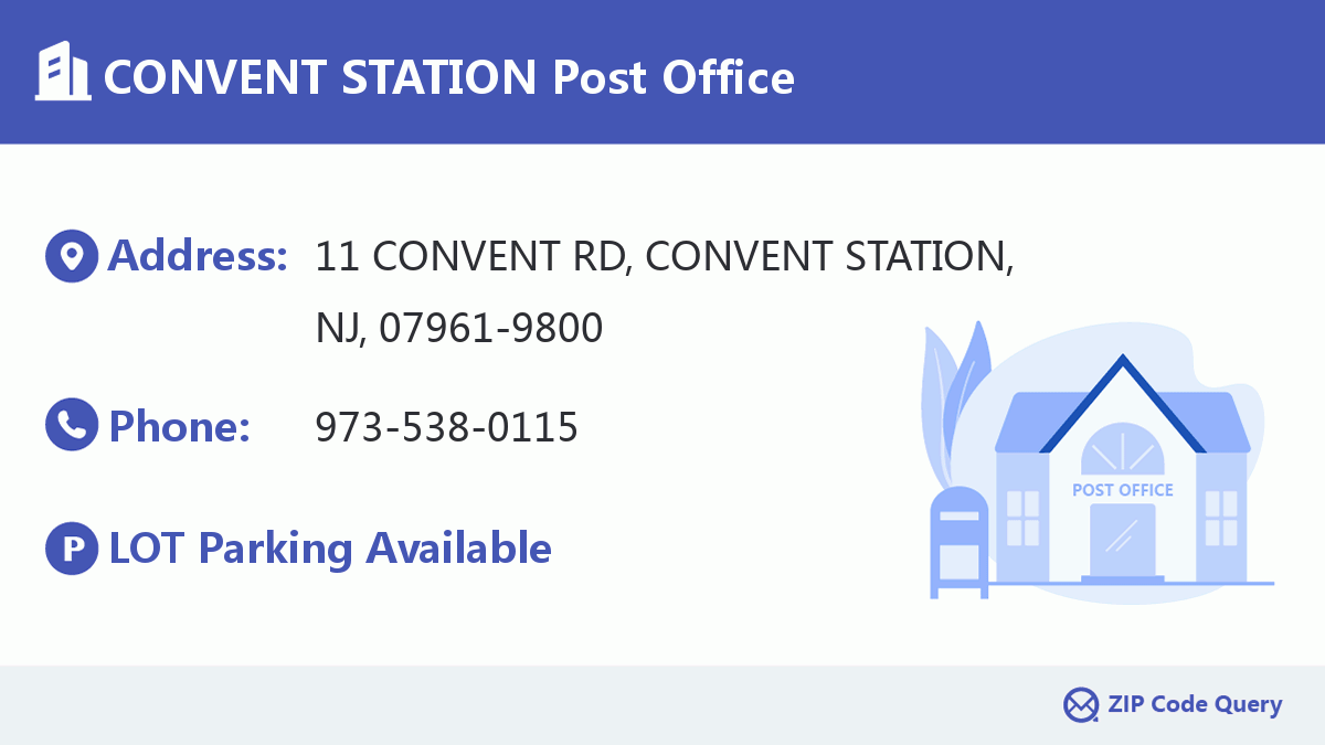 Post Office:CONVENT STATION