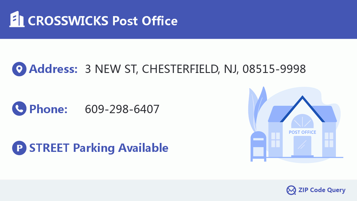 Post Office:CROSSWICKS