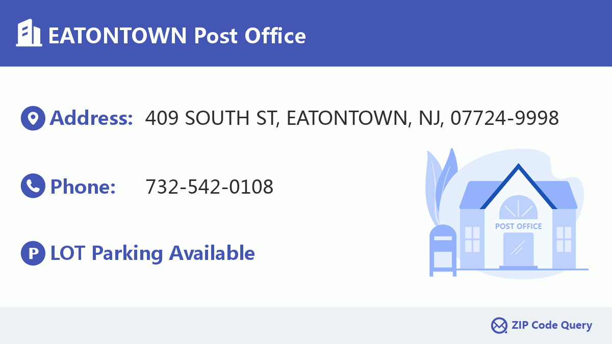 Post Office:EATONTOWN
