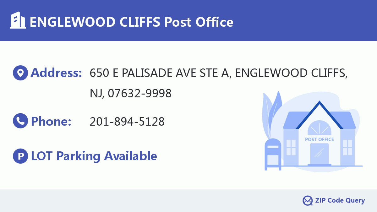 Post Office:ENGLEWOOD CLIFFS