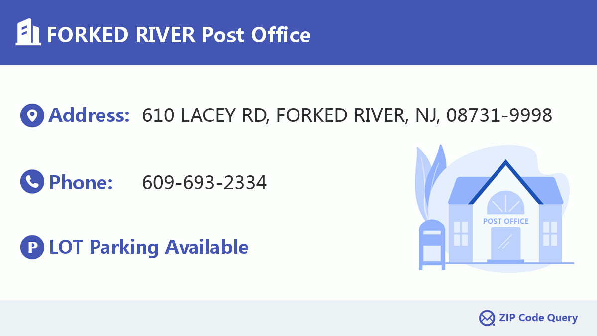 Post Office:FORKED RIVER