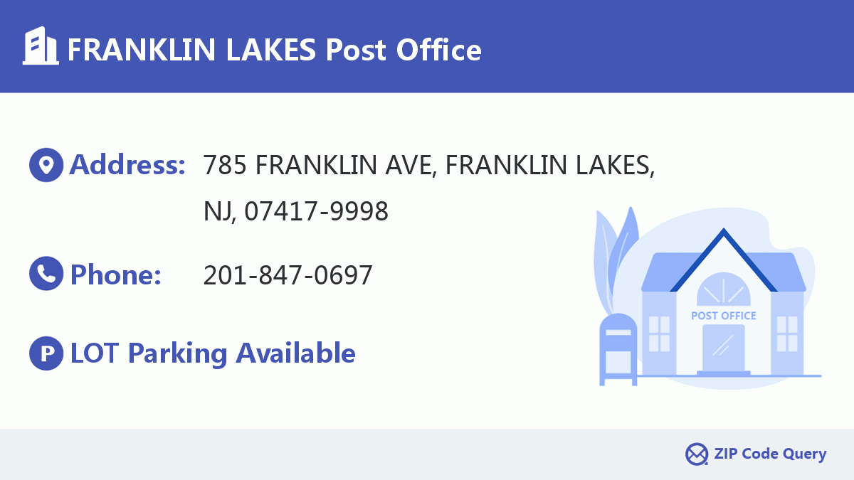 Post Office:FRANKLIN LAKES