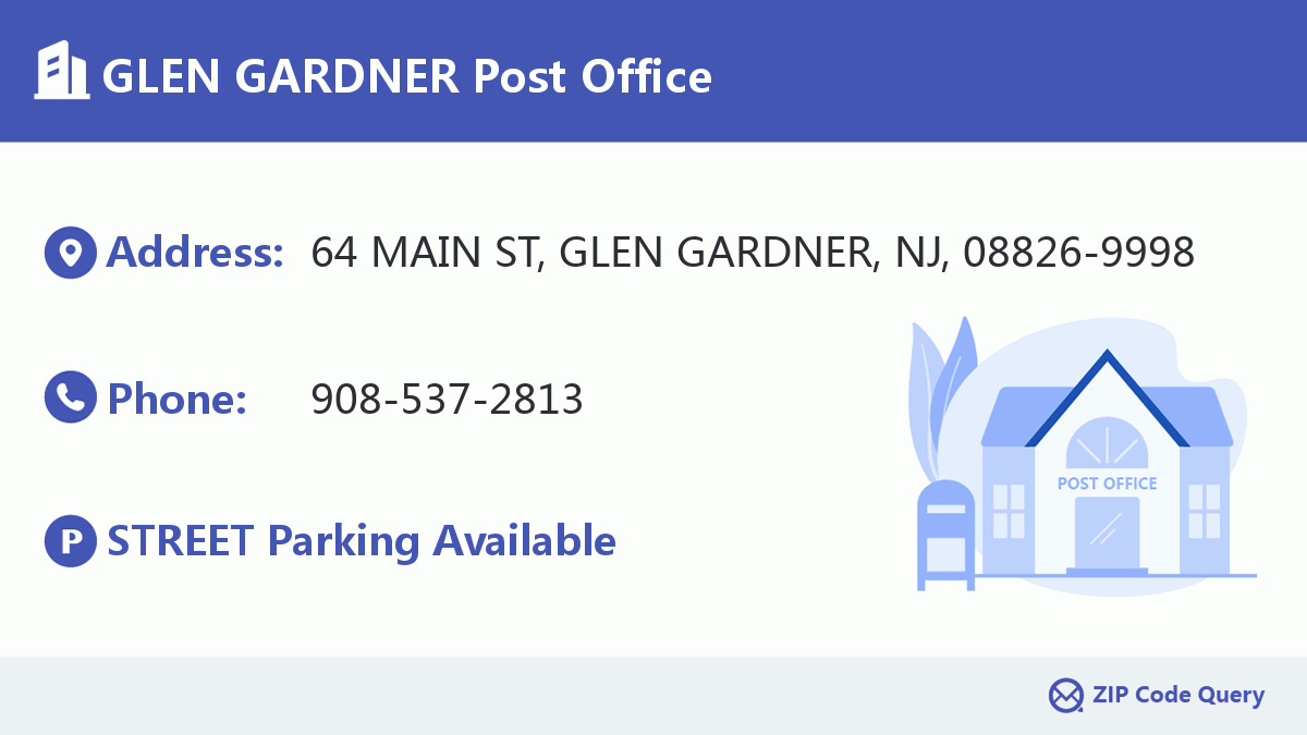 Post Office:GLEN GARDNER