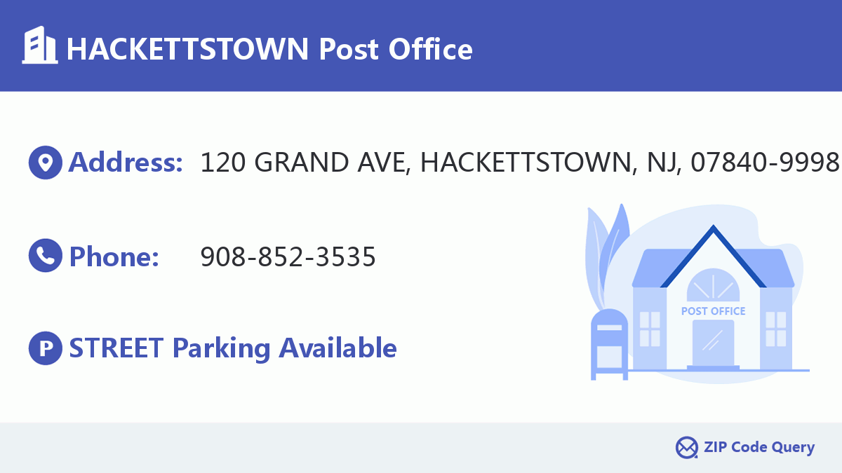 Post Office:HACKETTSTOWN