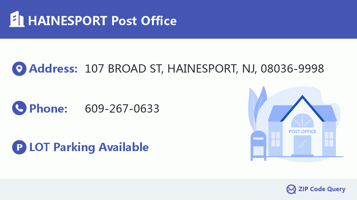 Post Office:HAINESPORT