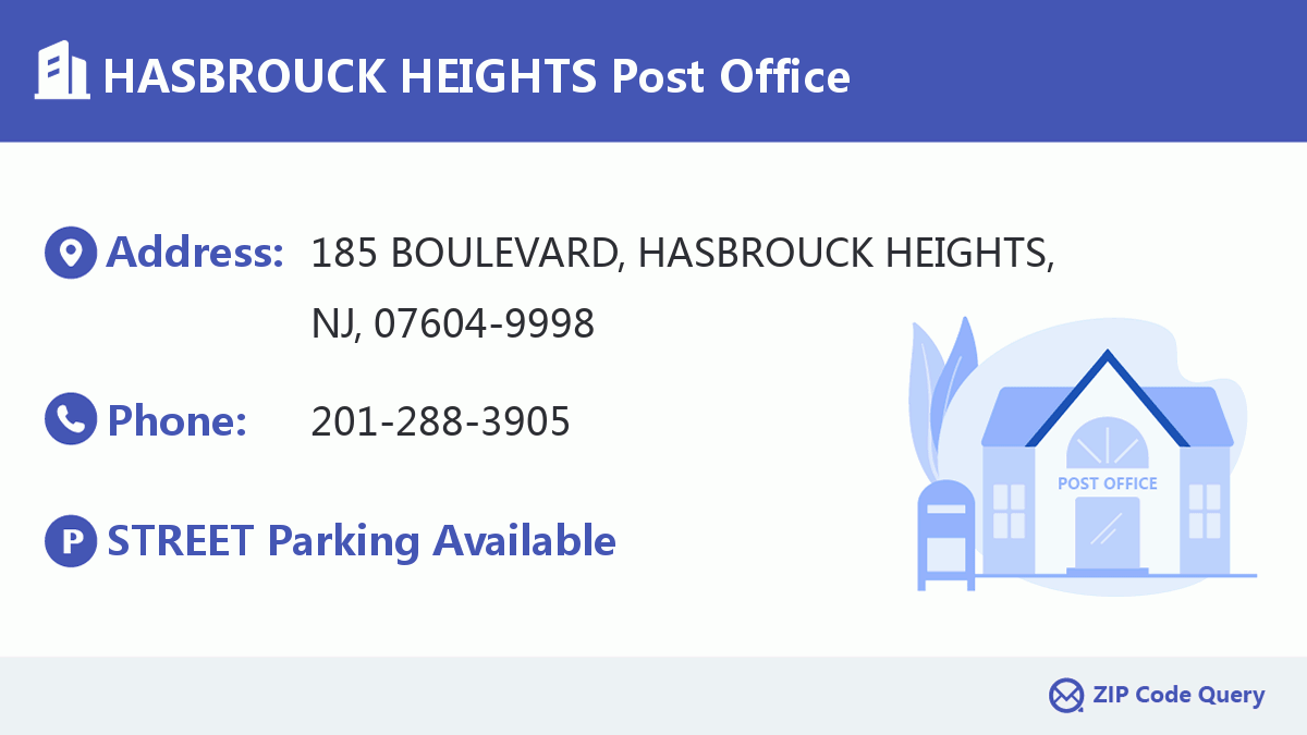 Post Office:HASBROUCK HEIGHTS