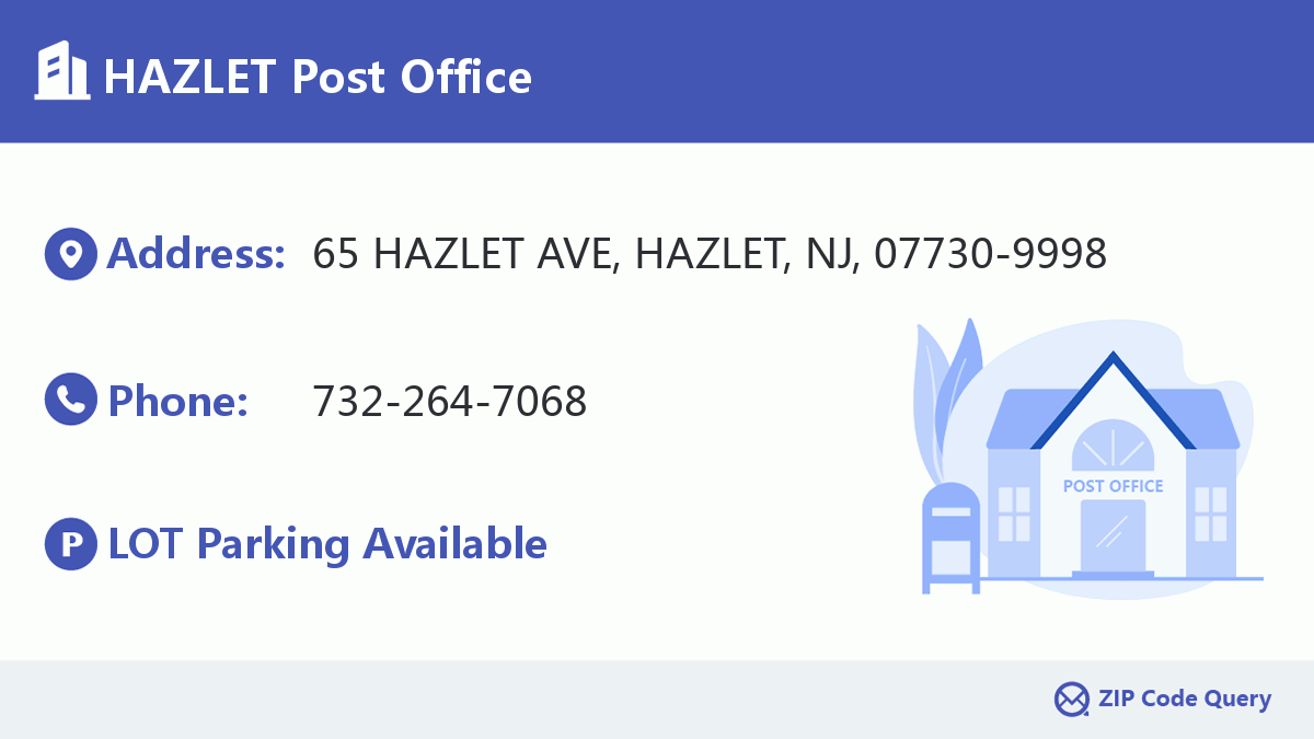 Post Office:HAZLET