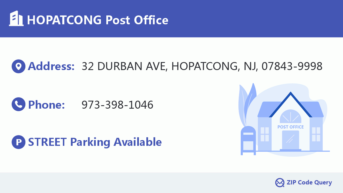 Post Office:HOPATCONG