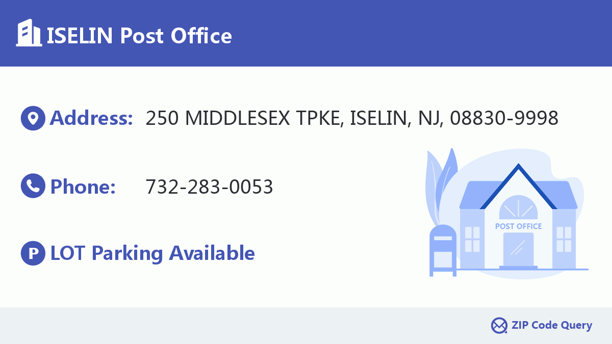 Post Office:ISELIN