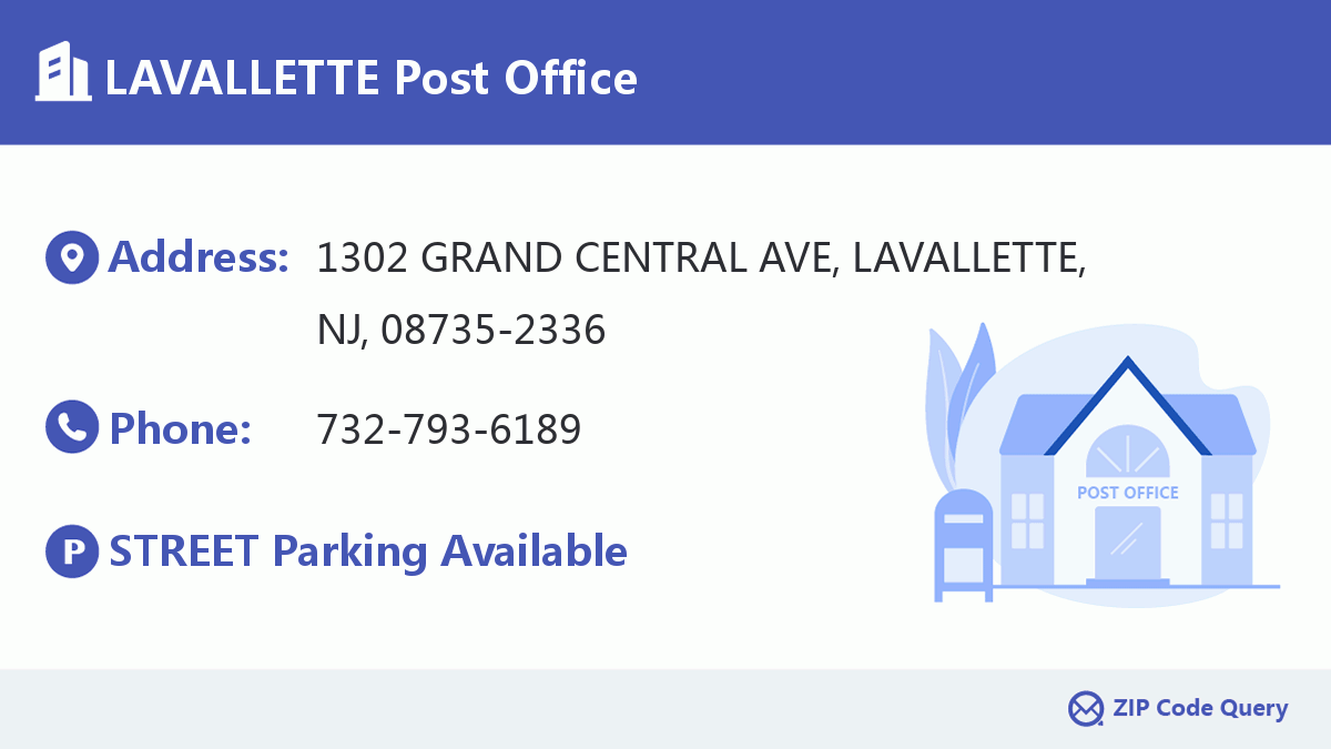 Post Office:LAVALLETTE