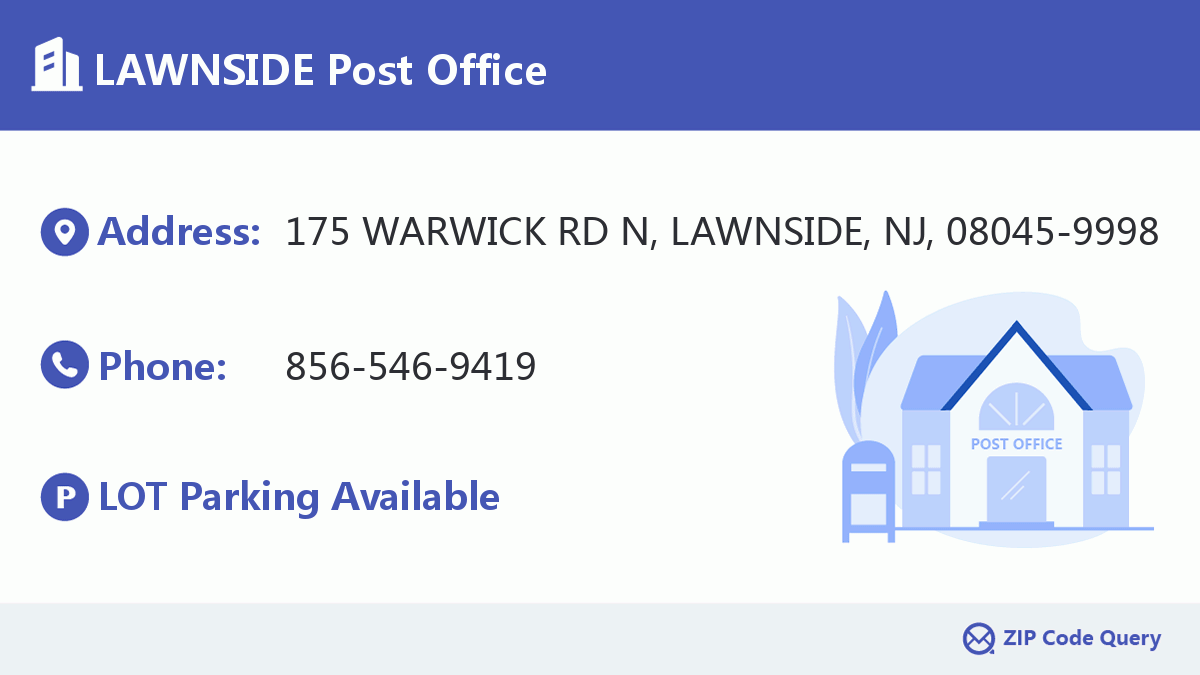 Post Office:LAWNSIDE