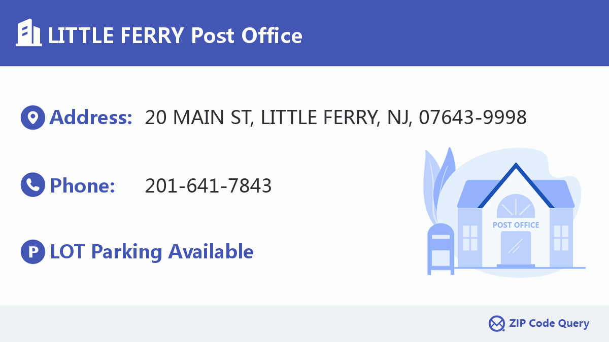 Post Office:LITTLE FERRY