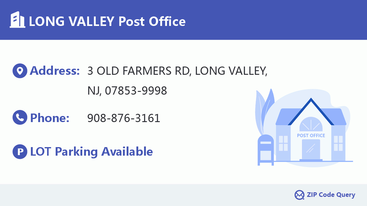 Post Office:LONG VALLEY