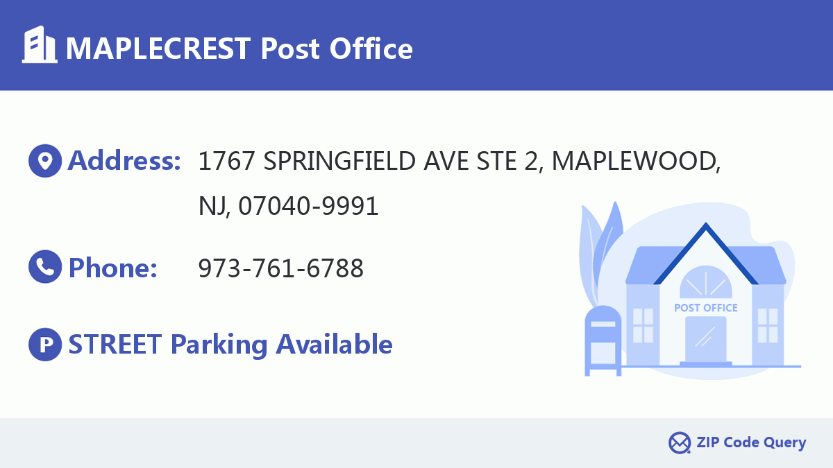 Post Office:MAPLECREST