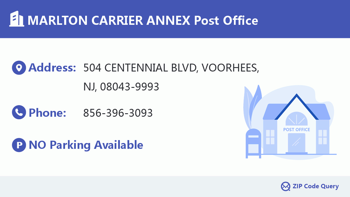 Post Office:MARLTON CARRIER ANNEX