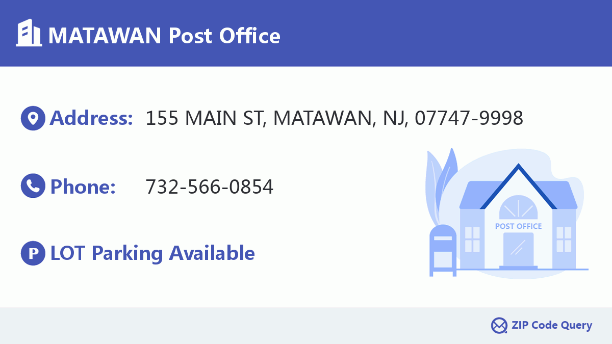 Post Office:MATAWAN