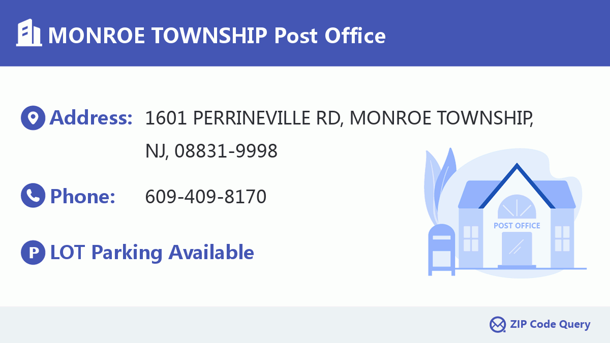 Post Office:MONROE TOWNSHIP