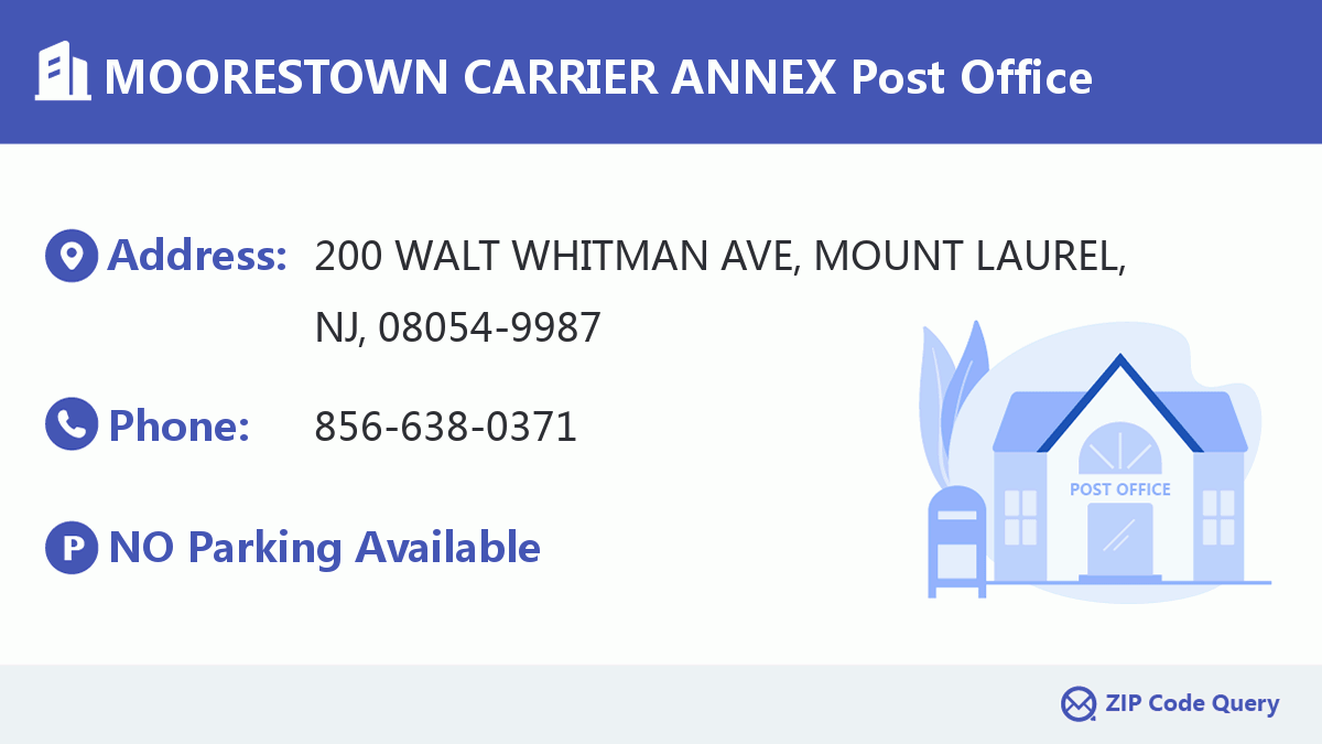 Post Office:MOORESTOWN CARRIER ANNEX