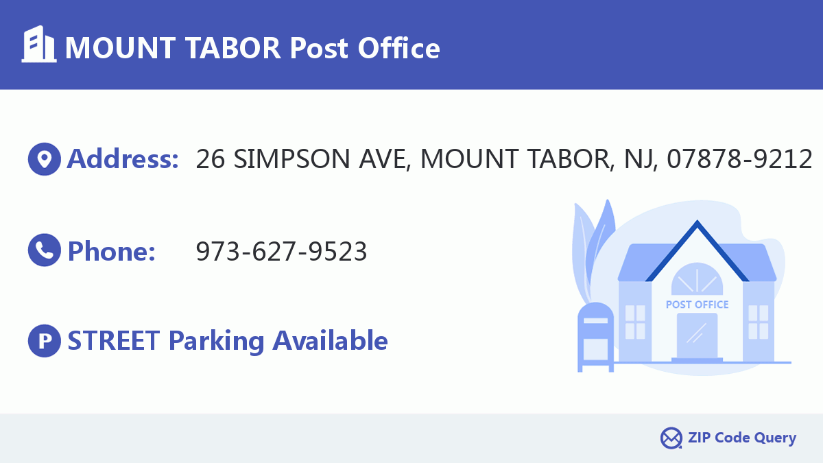 Post Office:MOUNT TABOR