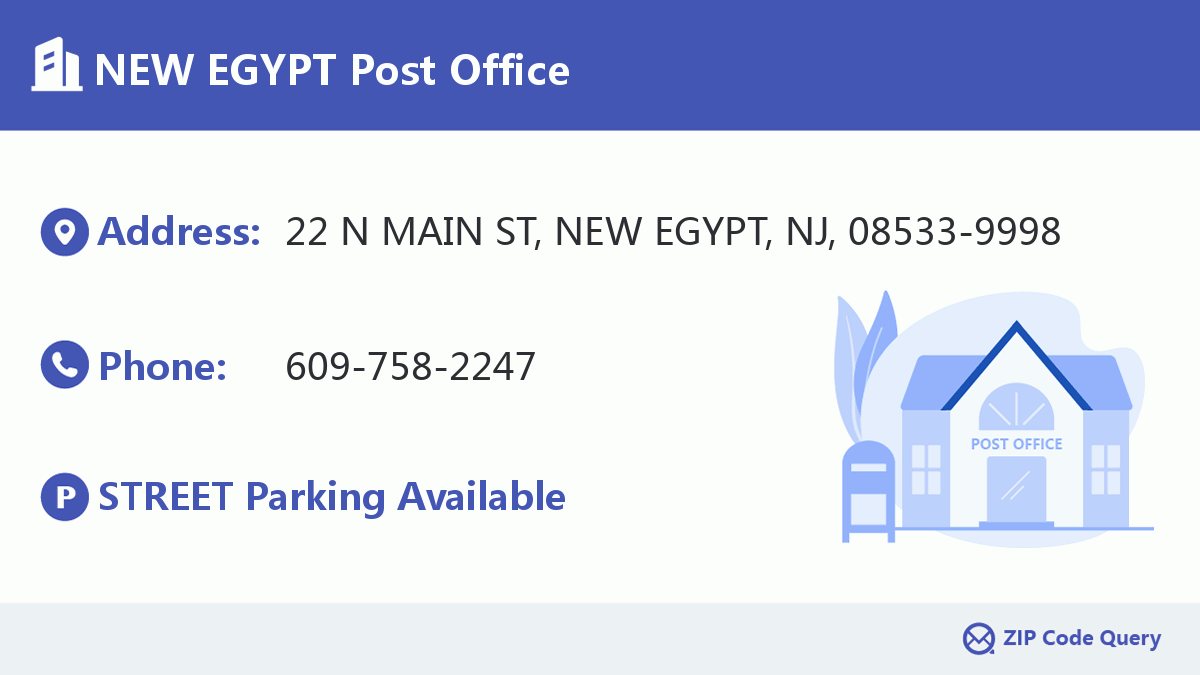 Post Office:NEW EGYPT