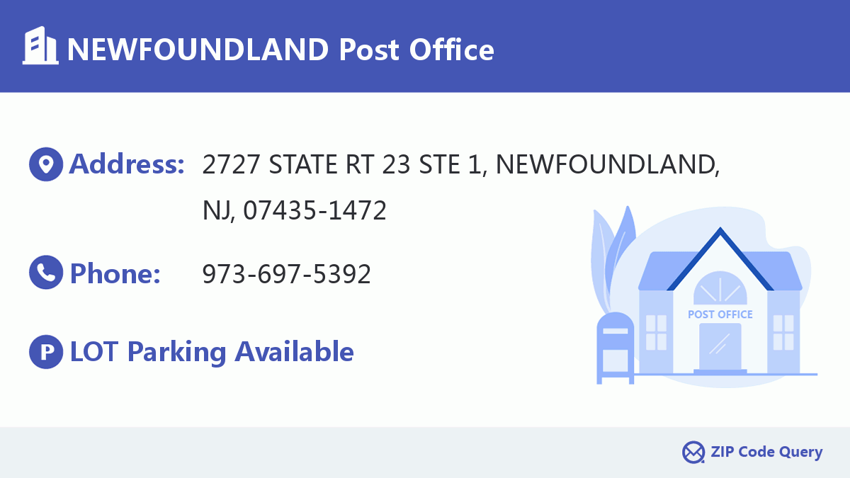 Post Office:NEWFOUNDLAND