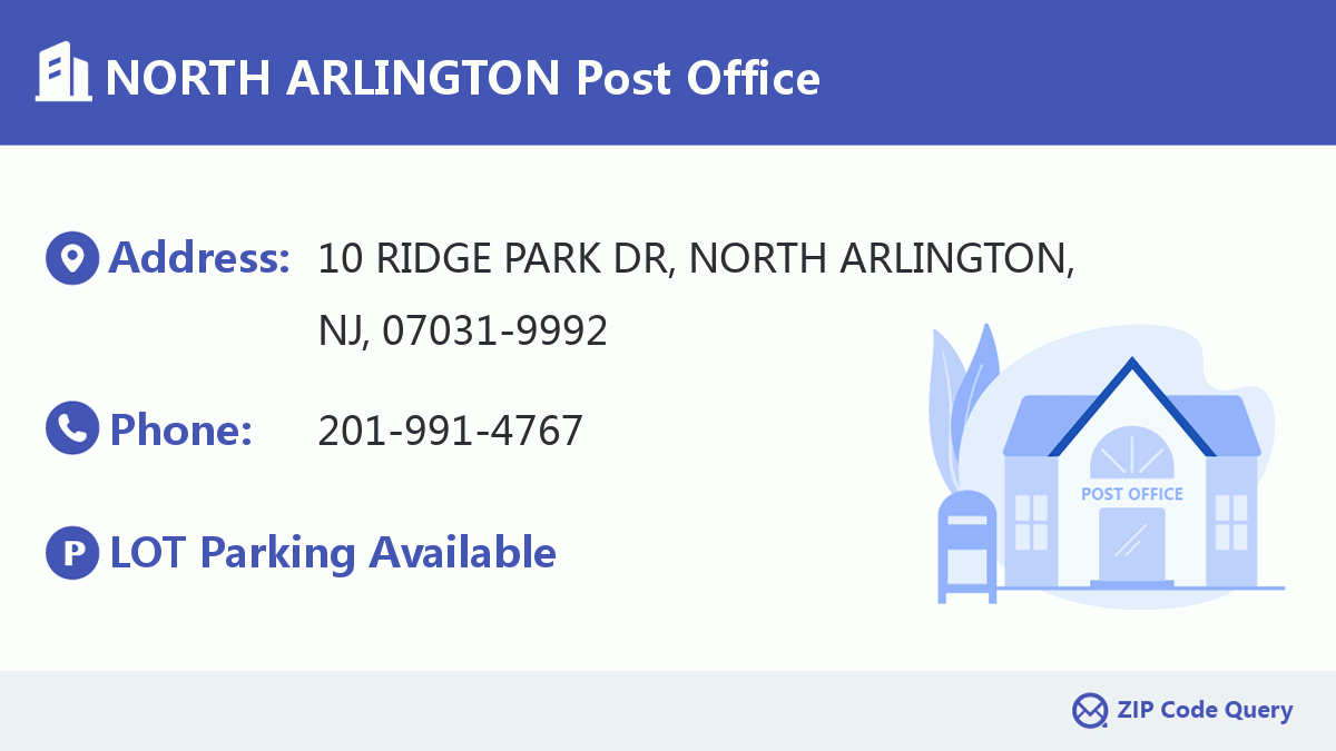 Post Office:NORTH ARLINGTON
