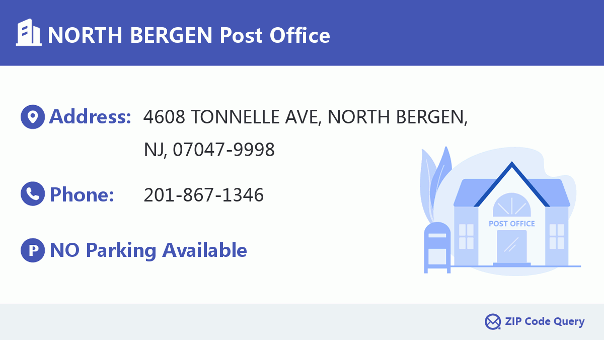 Post Office:NORTH BERGEN