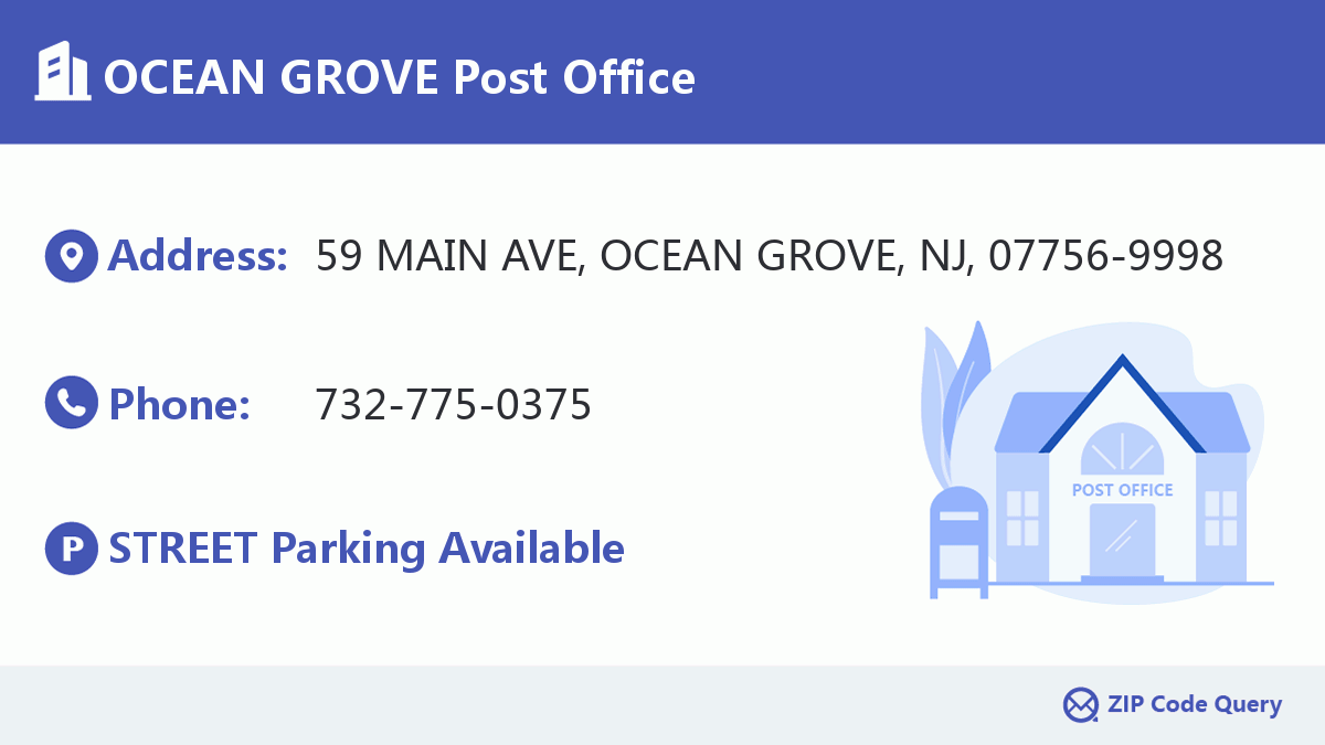 Post Office:OCEAN GROVE