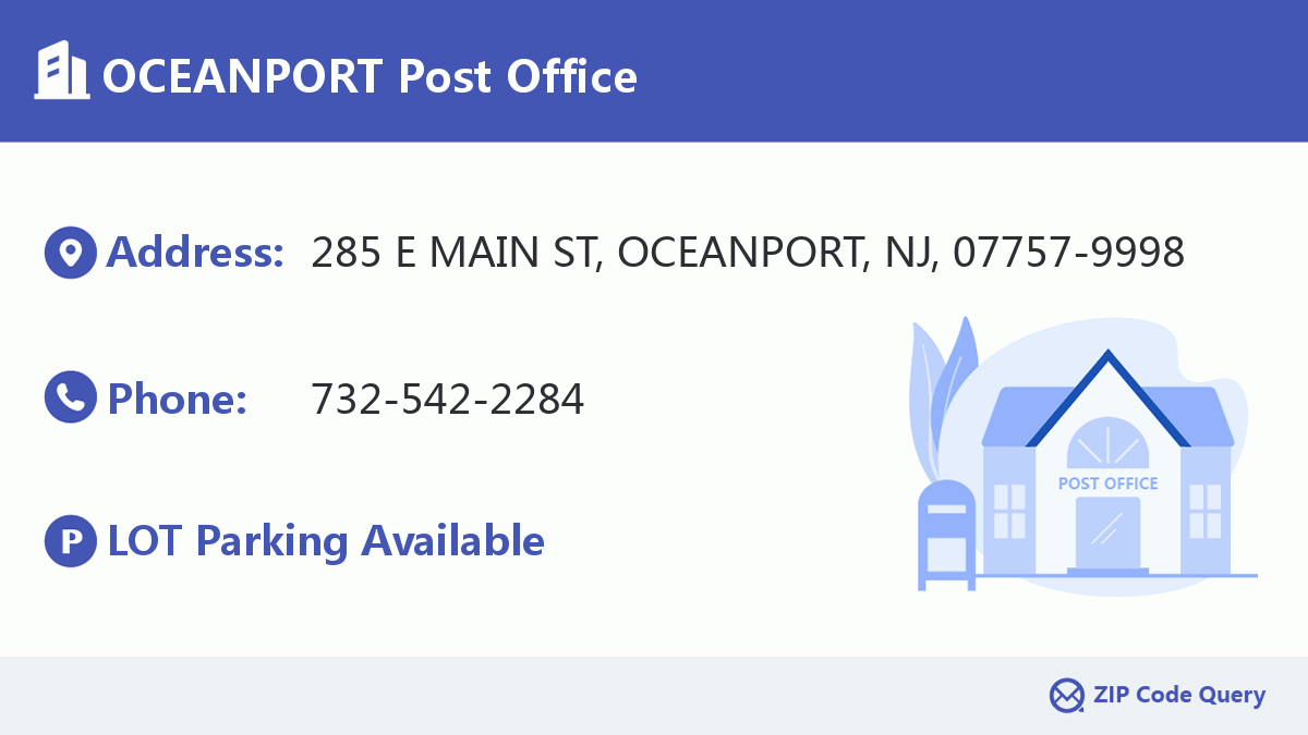 Post Office:OCEANPORT