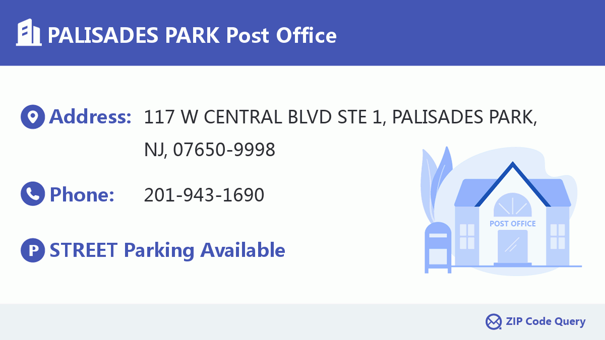 Post Office:PALISADES PARK
