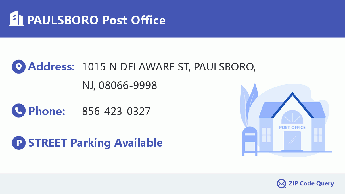 Post Office:PAULSBORO
