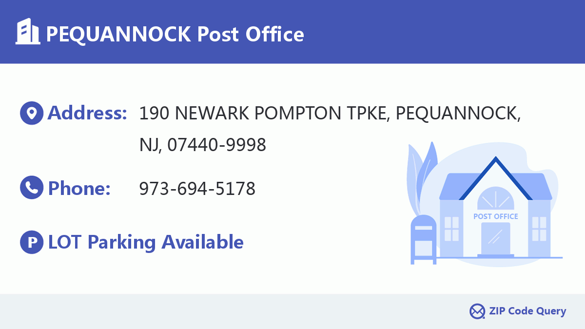 Post Office:PEQUANNOCK
