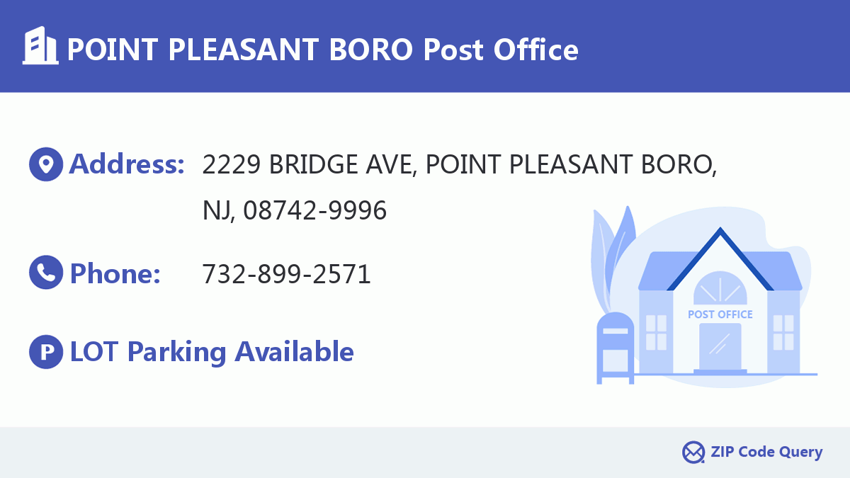 Post Office:POINT PLEASANT BORO