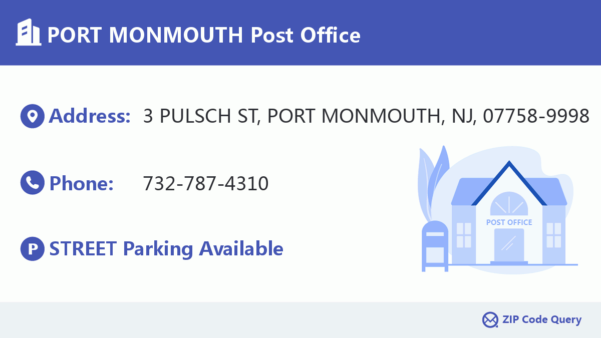 Post Office:PORT MONMOUTH
