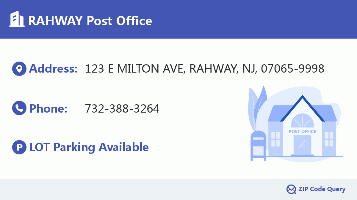 Post Office:RAHWAY