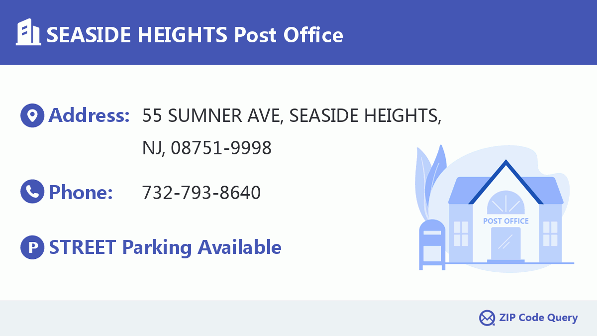 Post Office:SEASIDE HEIGHTS