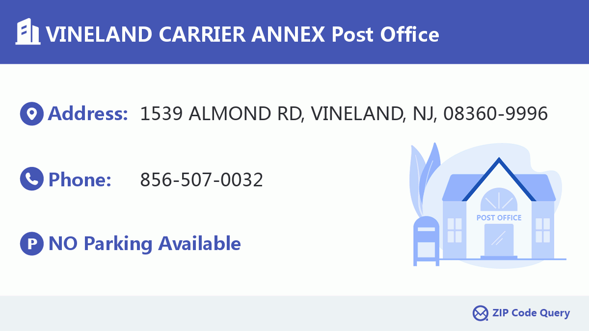 Post Office:VINELAND CARRIER ANNEX