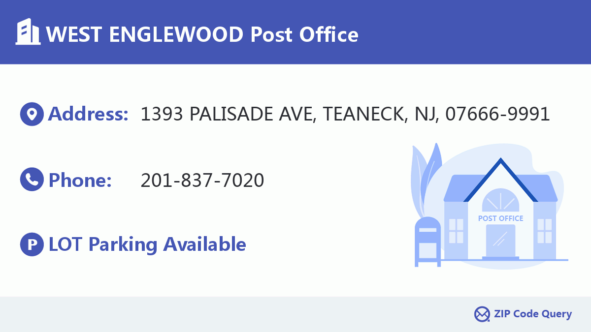 Post Office:WEST ENGLEWOOD